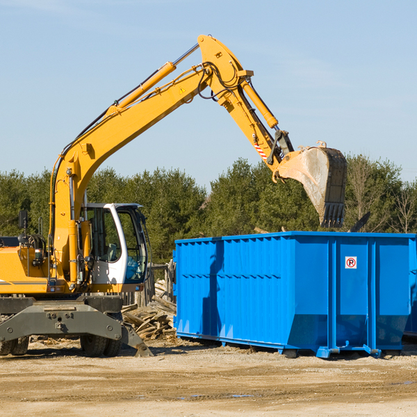 are there any restrictions on where a residential dumpster can be placed in Henderson Michigan